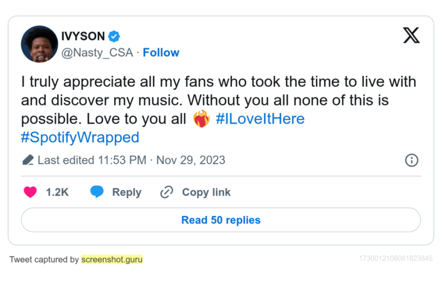 Spotify Wrapped: Nasty C Thanks Fans For Support That Made Him Dominate Mzansi Hip Hop 1