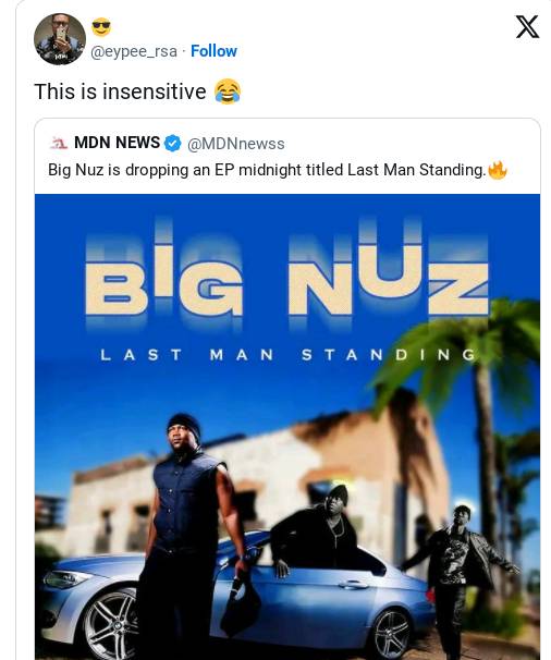 &Quot;Insensitive&Quot; - Big Nuz'S New Ep Title Denounced 3
