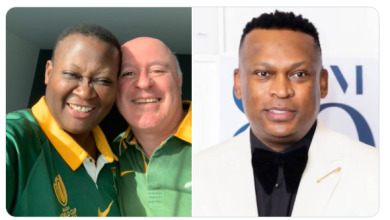 Mama Joy Mistaken For Robert Marawa In New Snap That Leave Mzansi In Stitches