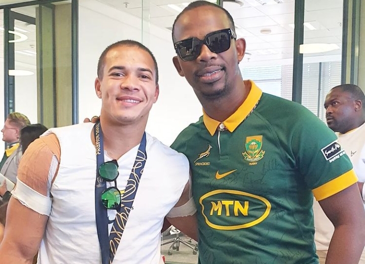 Springboks Star Cheslin Kolbe Posts Photo With Zakes Bantwini 1