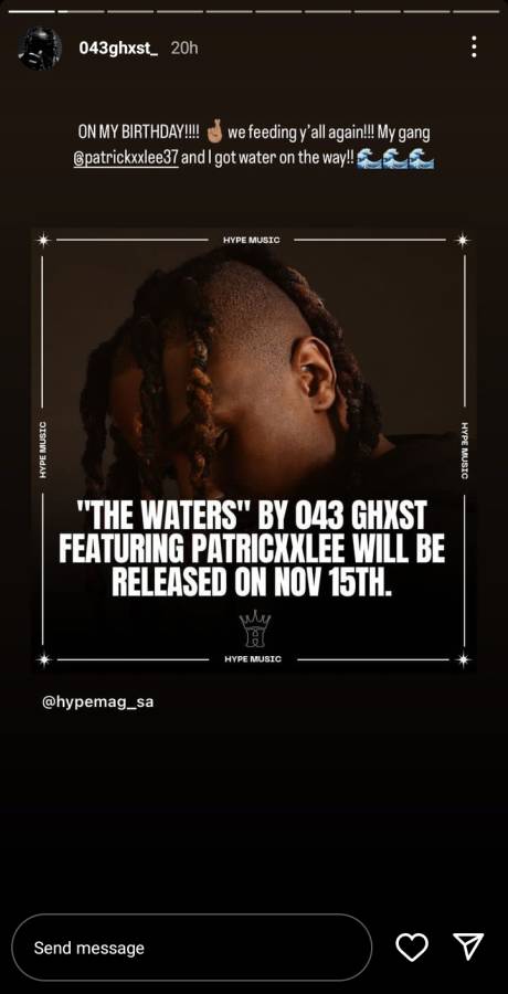 &Quot;The Waters&Quot; By 043 Ghxst Featuring Patrickxxlee To Drop On Nov 15Th. 2