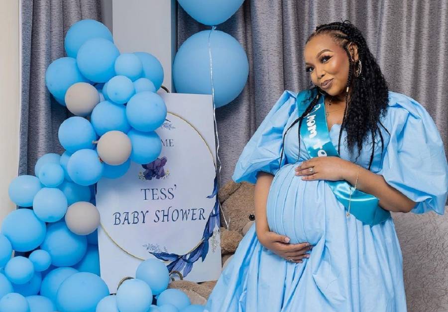 In Pictures: Thembisa Mdoda Shows Off Newborn, Shares Motivational Words 2