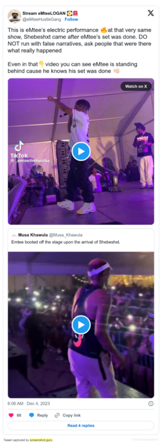 No Drama: Emtee Leaves Stage For Shebeshxt After Performing At Ale Music Festival 1