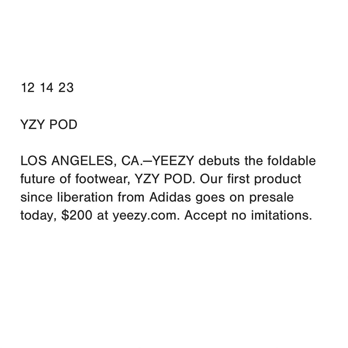 Kanye West Unveils Yzy Pod After Adidas Split 2