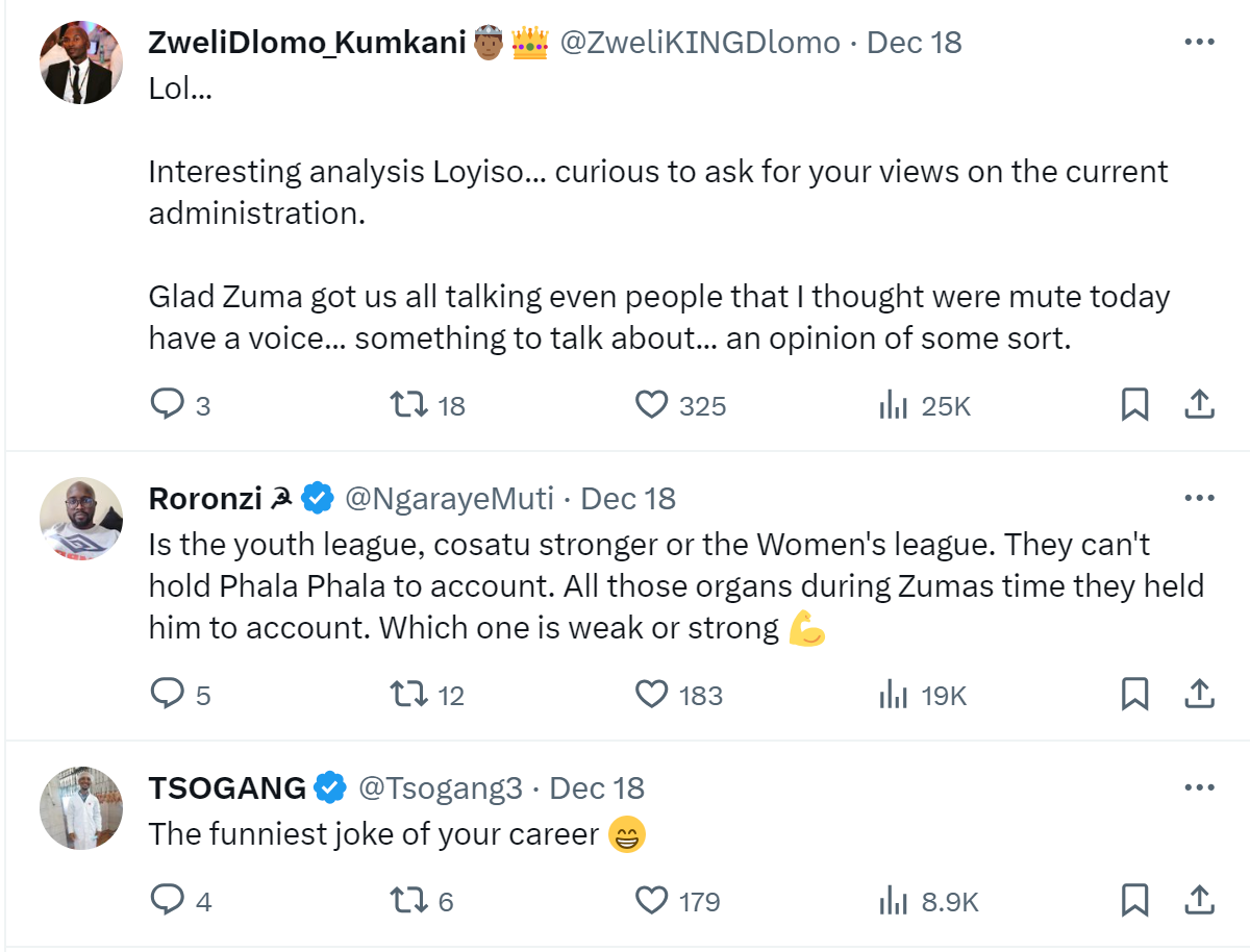 Loyiso Gola'S Remarks On Zuma'S Leadership And Mk Party Elicit Mixed Reactions 5