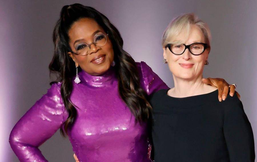 Sisterhood Relived: Meryl Streep &Amp; Oprah Winfrey Fall Into Each Others Arms On The Red Carpet