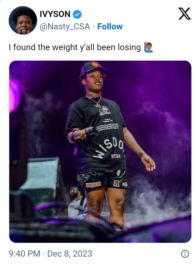 Nasty C Jokes About His New Weight Gain 2