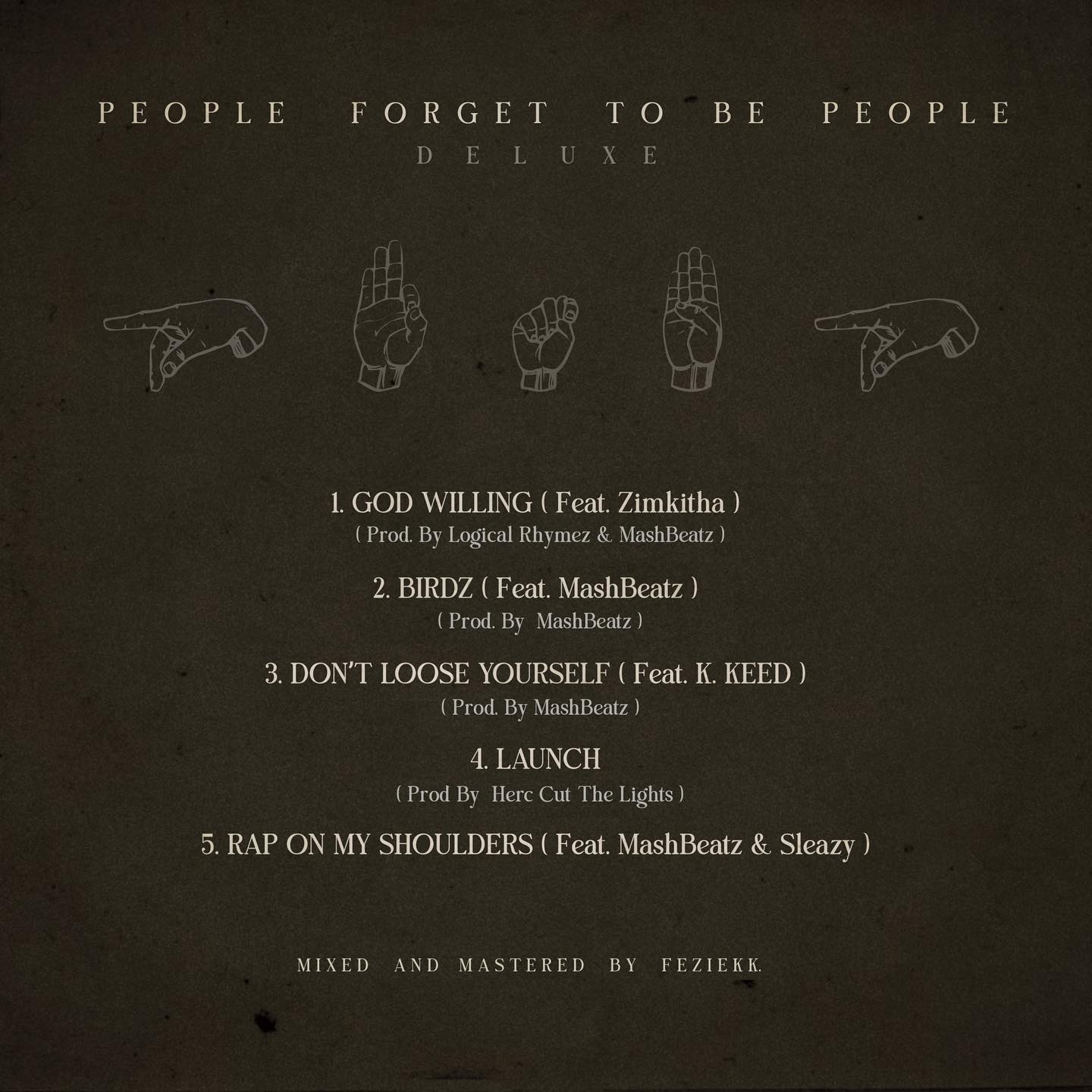 Wordz Drops &Quot;People Forget To Be People&Quot; Deluxe Edition Midnight