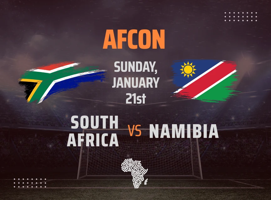 Afcon: Massive Celebration As Bafana Bafana Beats Namibia 4-0