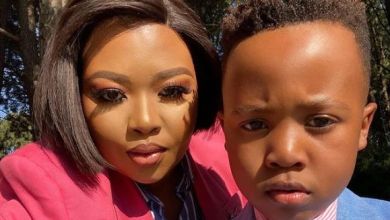 Mzansi Reacts As Anele Mdoda'S Son Alakhe Excitedly Receives Drip Sneakers 1