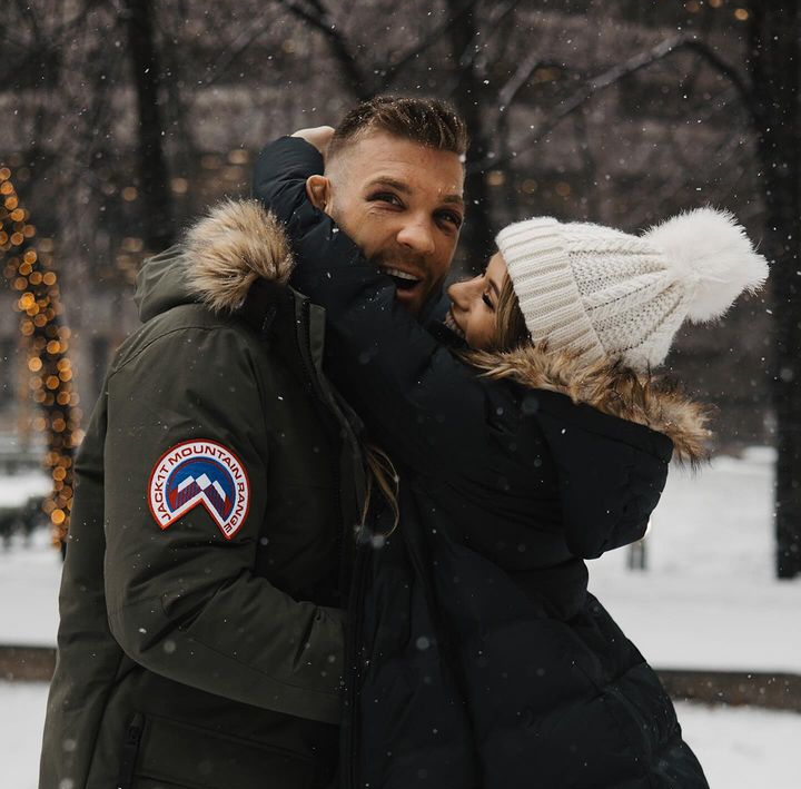 Dricus Du Plessis' And Girlfriend Chill In The Snow In Canada 1