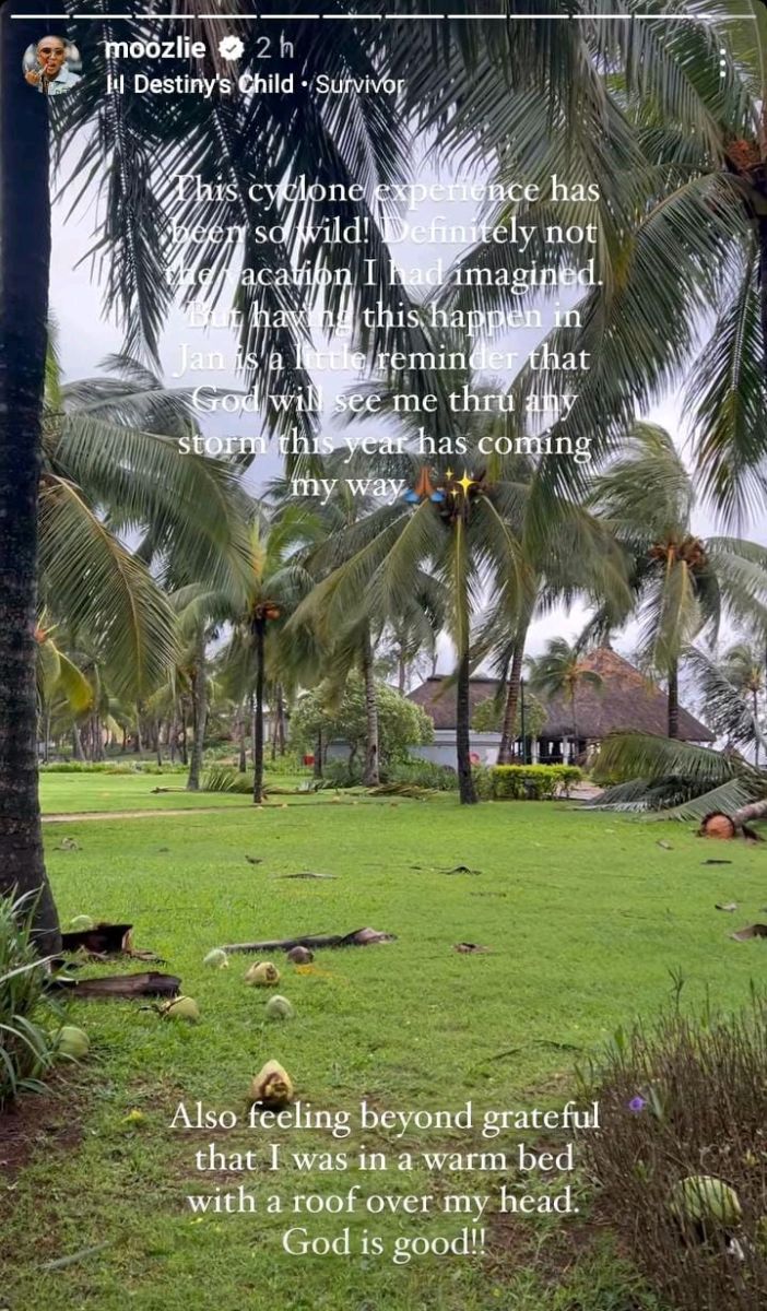 Moozlie Talks Experiencing Cyclone During Mauritius Vacation 2