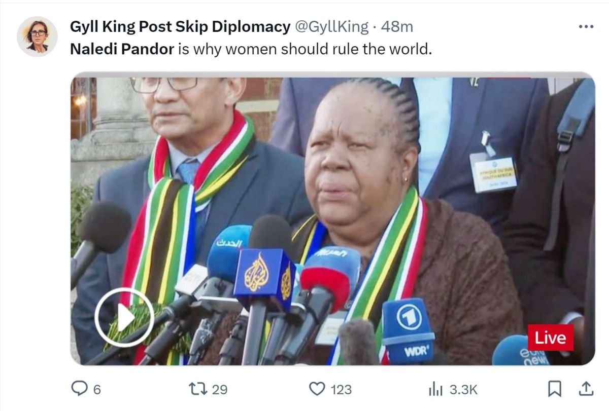 Naledi Pandor Hailed As A Beacon Of Hope And Diplomacy Following Icj Ruling 6