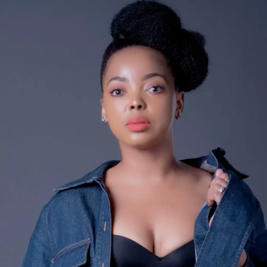 Tweeps React To Actress Mbali Ngiba'S Drama With Security Guard