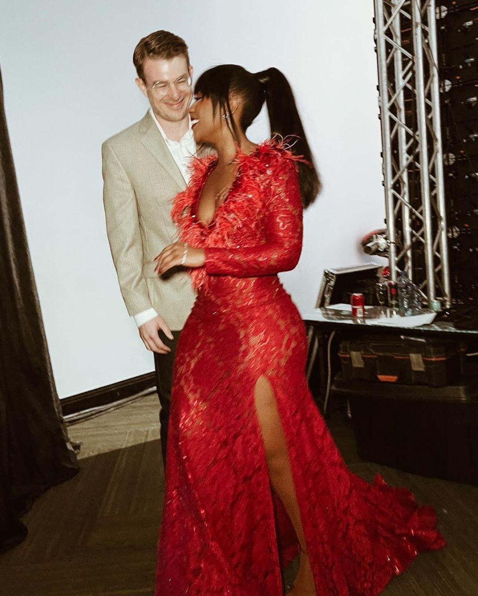 Pearl Modiadie And Her New Partner Spark Conversations: Embracing Love Across Cultures 2