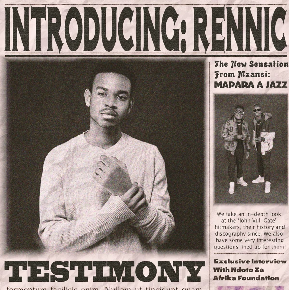 Rennic – Testimony Ft. Mapara A Jazz 1