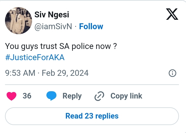 Aka: Siv Ngesi Is Questioning The Timing Of Arrests Ahead Of Elections 2