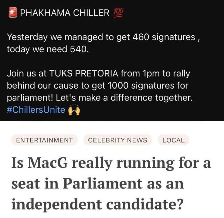 Mac G'S Political Ambition: Stirring The Pot In South African Politics And Entertainment 2