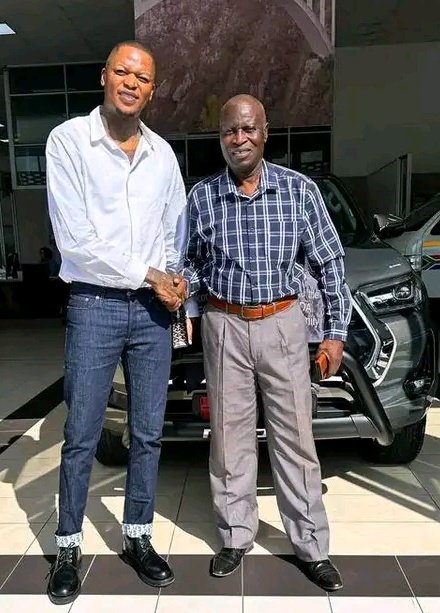 Oscar Mbo'S Heartwarming Surprise: A Toyota Hilux For His Dad 1