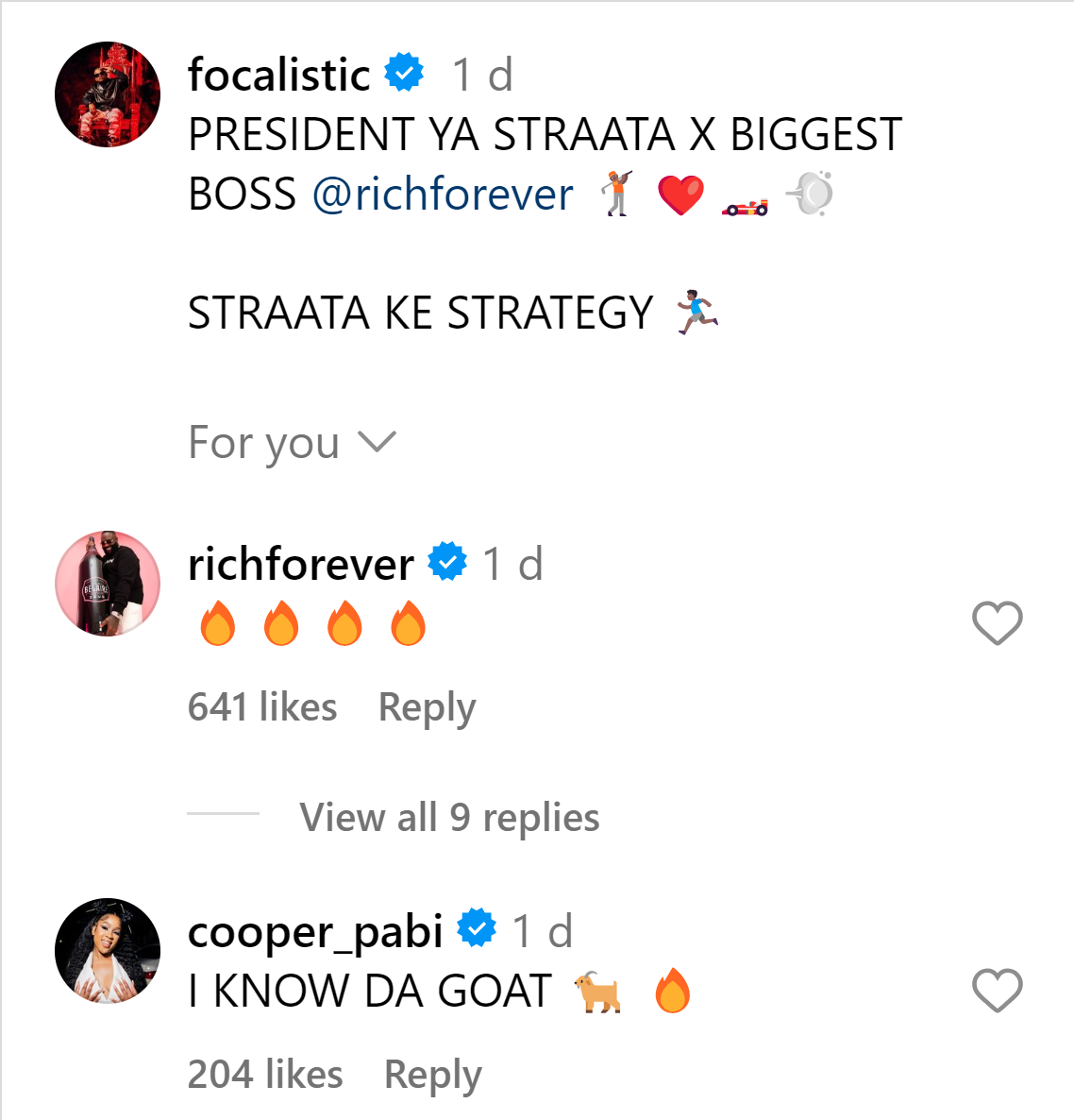 Focalistic'S Global Impact: Rick Ross Endorses South African Star In Ig Live Session 2
