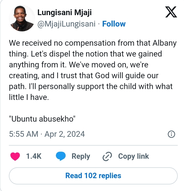 Bi Phakathi Gifts Little Girl R10K And Urges Albany To 'Do The Right Thing' 2