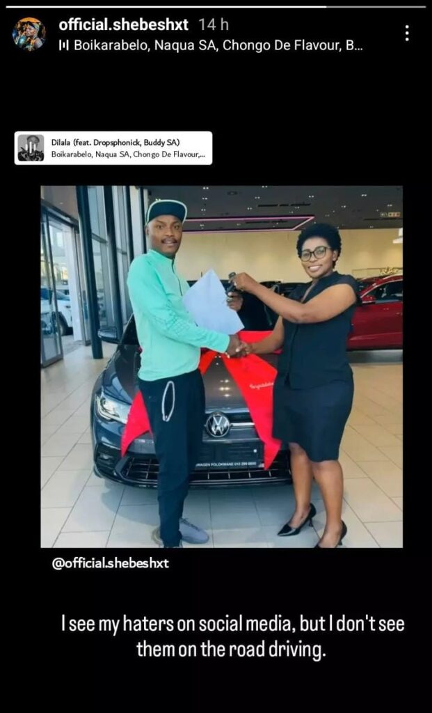 Shebeshxt Acquires New Car, Shades His Haters (Pictures) 2