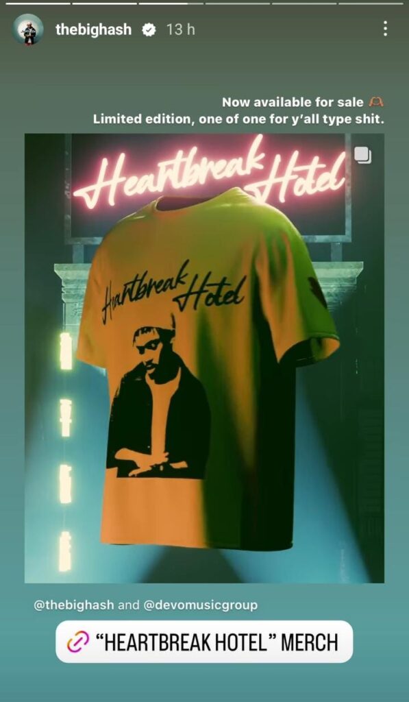 Check Out Merch For The Big Hash'S &Quot;Heartbreak Hotel&Quot; 2
