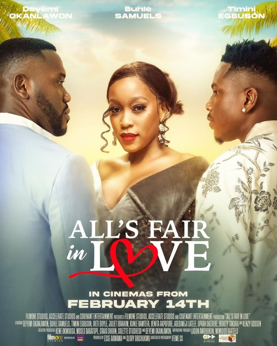 Buhle Samuels To Star In Nollywood Film 'All'S Fair In Love' Premiering February 2024 10