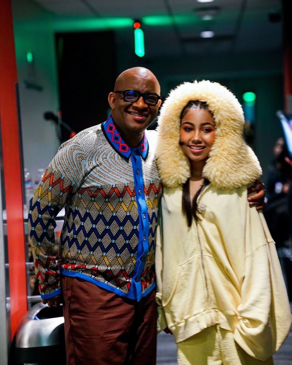 Lebo M Meets North West During Hollywood Visit For The Lion King'S 30Th Anniversary 9