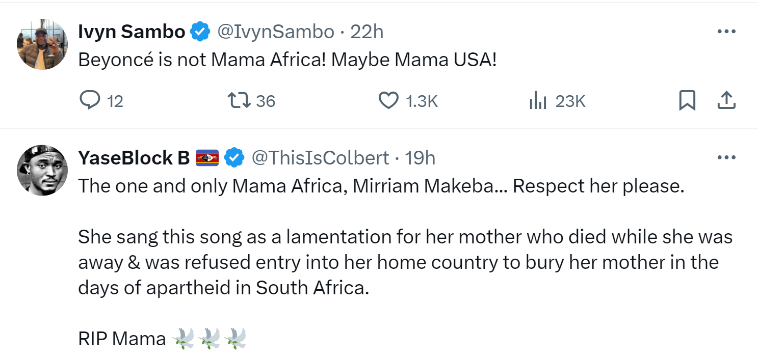 &Quot;Mama Africa&Quot; Title Sparks Heated Debate Among Music Fans On Social Media 6