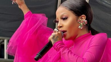 Kelly Khumalo Celebrates Winning A SAFTA
