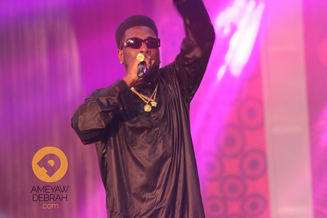 Person performing on stage