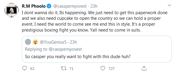 Cassper Nyovest Confirms Boxing Match Venue And More 7