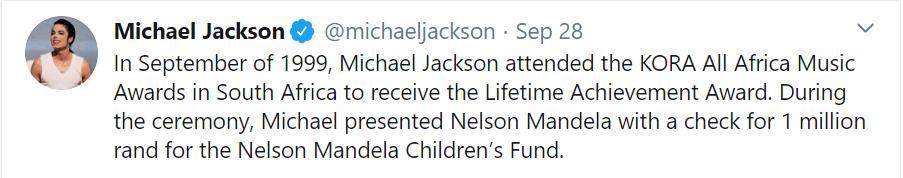 Michael Jackson Remembered For Huge Donation To Nelson Mandela Foundation 2