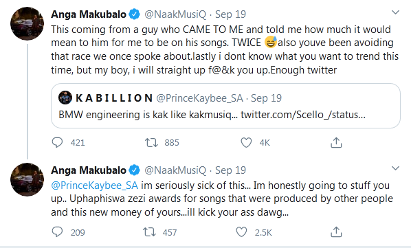 Naakmusiq Threatens To Deal With Prince Kaybee - Details 2