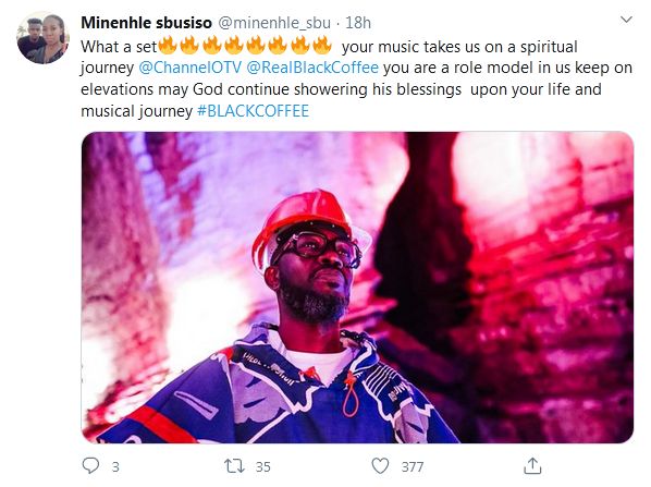 Black Coffee'S Live Set In A Cave Received With Rapture In Mzabsi 4